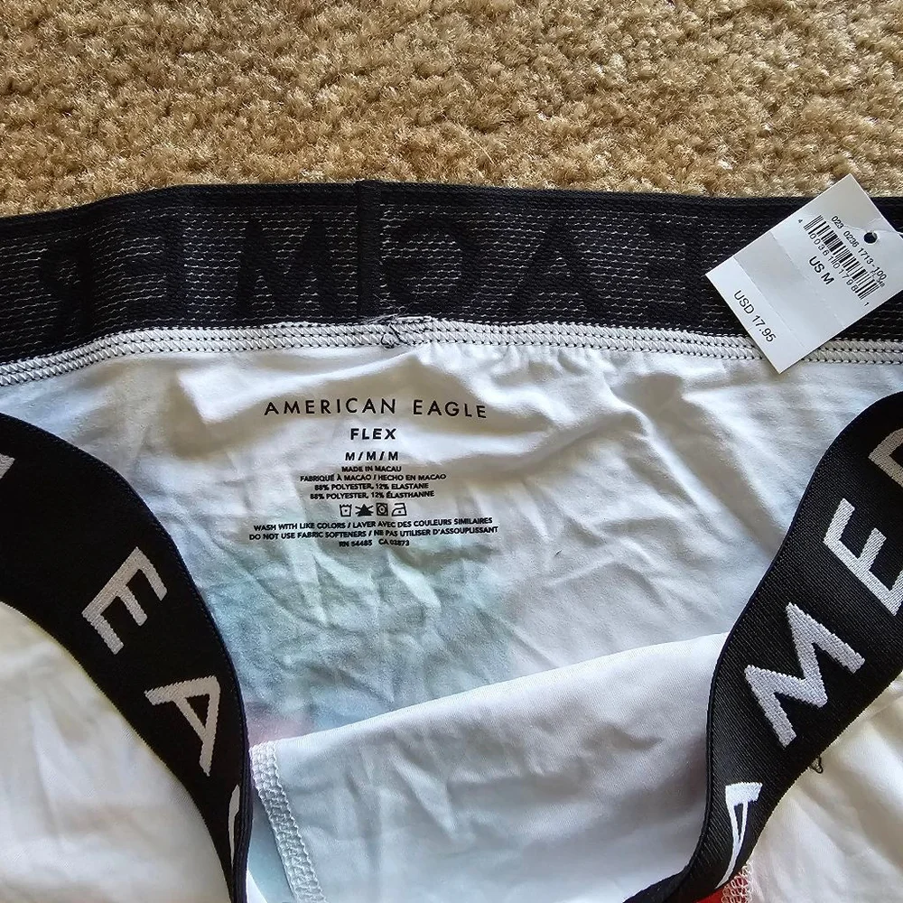 American Eagle Mens Boxer Briefs Medium Christmas Designs